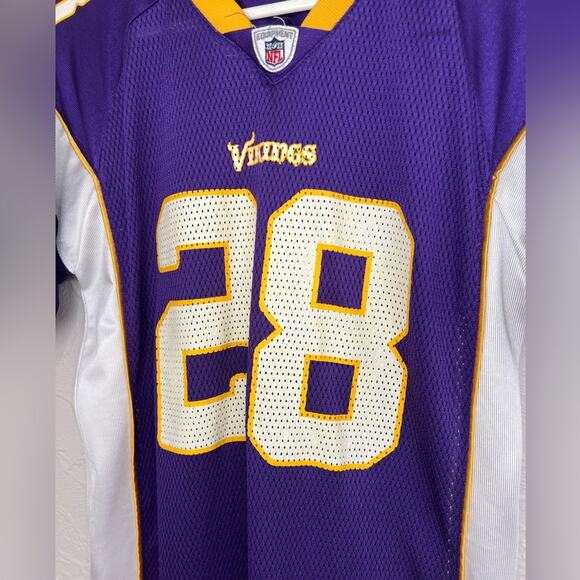 Reebok Minnesota Vikings #28 Adrian Peterson Jersey Youth Large NFL Boys CLEAN - Picture 3 of 5